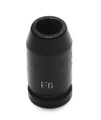 Ударна торцева головка Action 1/4" Torx Е12