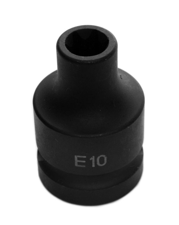 Ударна тонкостінна головка Action 1/2" Torx Е24